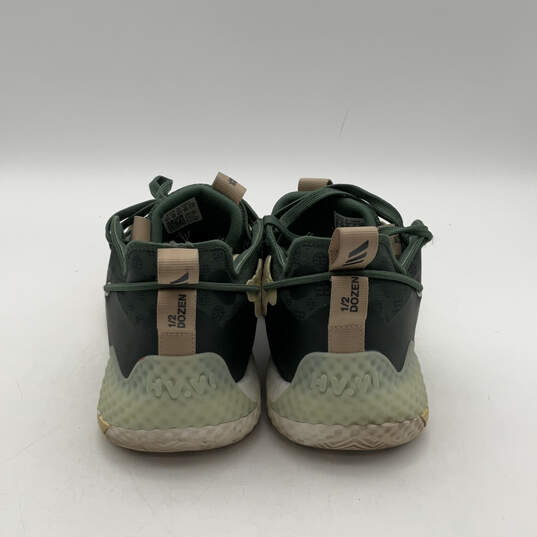 Mens Harden Vol. 6 GW9032 Green Beige Lace-Up Sneaker Shoes Size 10.5 image number 4