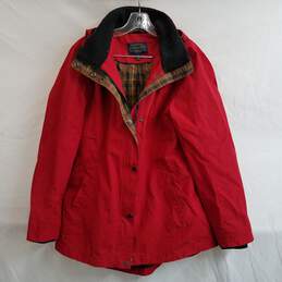 Vintage London Fog red field jacket with removable liner L