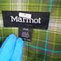 Marmot green plaid long sleeve button up shirt image number 3