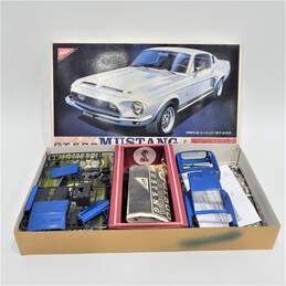 Vintage Nichimo Ford Mustang Shelby GT 500 Unassembled 1/16  Model Car Kit IOB
