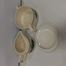 Set of Temperware Fall Bounty Creamer & Sugar Bowl with Lid alternative image