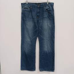 CK Women's Blue Boot Cut Jeans Size 34