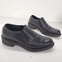 Dr. Martens Rosyna Black Leather Slip On Loafer Women's Size 8