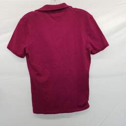 AUTHENTICATED Burberry Brit Magenta Polo Shirt Size M alternative image