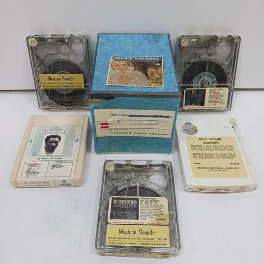 5PC Bundle of Assorted 4 Track Stereo Tapes image number 1