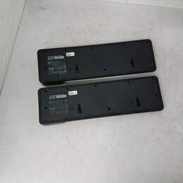 Lot of 2 HP 2013 UltraSlim Docking Stations - D9Y32UT#ABA - No AC Adapters or cables - Untested alternative image