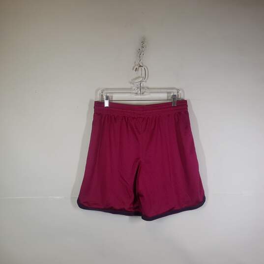 Womens Regular Fit Drawstring Waist Athletic Shorts Size Medium image number 2