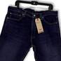 NWT Mens Blue 505 Denim Medium Wash Regular Fit Straight Leg Jeans Sz 36x30 image number 3