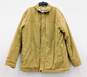 Mens Tan Faux Suede Insulated Winter Coat Size L image number 1