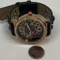 Designer Betsey Johnson BJ00339-08 Gold-Tone Rhinestone Analog Wristwatch image number 2