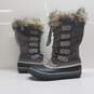 SOREL 'Joan of Arctic' Grey/Black Suede Winter Boots Women's Size 7 image number 1