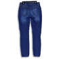 Womens Blue Denim Medium Wash Mid Rise Stretch Skinny Jeans Size 26 image number 2