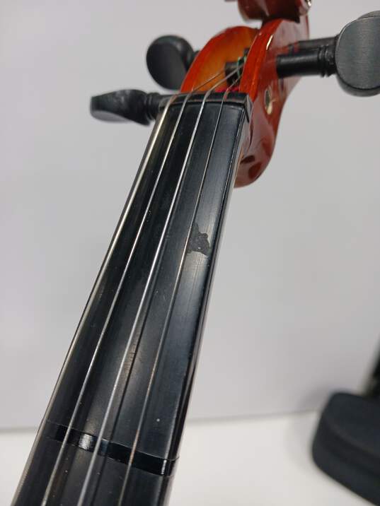 Wooden 4/4 Violin w/Black Canvas Case image number 4