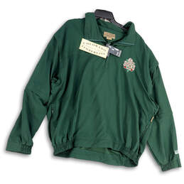 NWT Mens Green 40th Anniversary Bucks Long Sleeve Windbreaker Jacket Sz 2XL