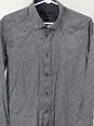 Mens Black White Printed Long Sleeve Button-Up Shirt Size 3 T-0528893-F image number 2