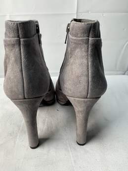 Women's Grey Suede High Heel Shoes Size 6M alternative image