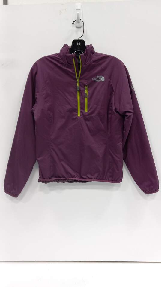 The North Face Women's Purple Quarter Zip Jacket Size S image number 1