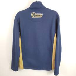 NFL Men Navy Blue LA Rams Fleece Sweater M alternative image