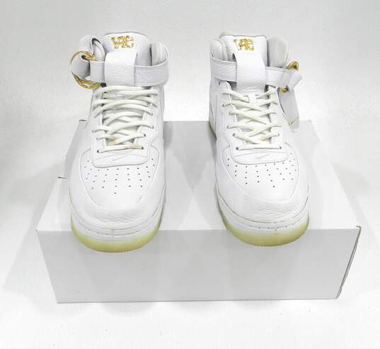 Nike Air Force 1 Mid CMFT Victor Cruz White Men's Shoes Size 13 COA image number 2