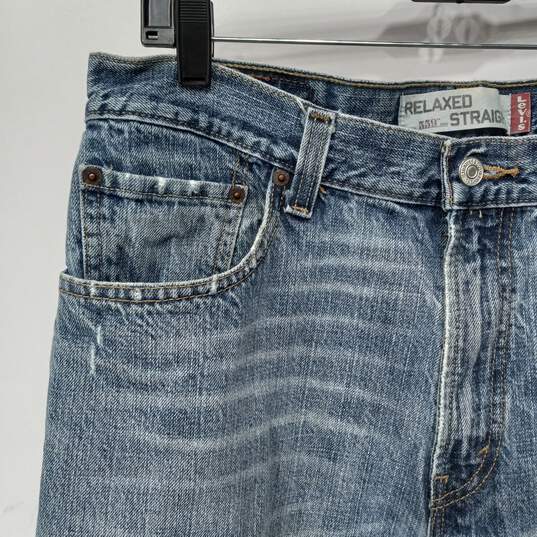 Men's Levi's Blue Denim Jeans 34x32 image number 3