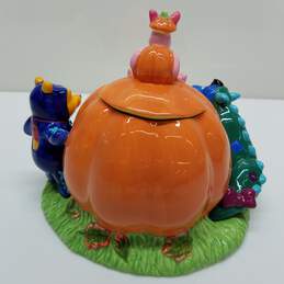 Vintage 1998 Disney Store Halloween Cookie Jar Pooh Piglet Eeyore in Costumes alternative image