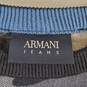 Armani Jeans Men Gray Camo Long Sleeve Sz 36 image number 3