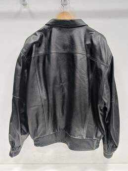 Men's Vera Pelle Leather Bomber Jacket alternative image