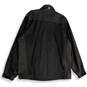Mens Gray Long Sleeve Mock Neck Pockets Full-Zip Windbreaker Jacket Size XL image number 2