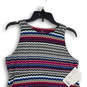 NWT Womens Multicolor Santorini Thera Sleeveless Pullover Tank Dress Size L image number 3