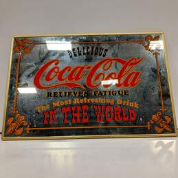 Vintage Coca-Cola Reflective Sign