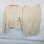 AUTHENTICATED Dolce & Gabbana Cream Wool 2-Piece Skirt Suit Size 42 image number 2