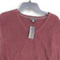 NWT Mens Purple V-Neck Sleeveless Ribbed Hem Vest Sweater Size XXL image number 3