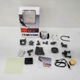 Sports HD DV Water REsistant 1080p H.264 30fps Action Camera - Parts/Repair Untested