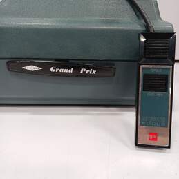 Vintage Sawyers Grand Prix 570 AF Projector In Red Leather Bag alternative image