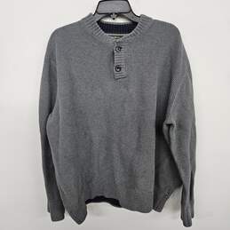 Combed Cotton Henly Pullover Sweater