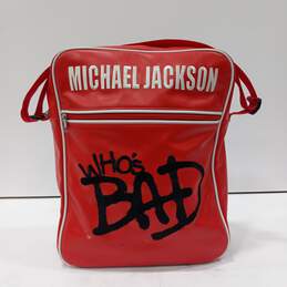 Michael Jackson Red  Messenger Bag