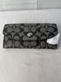 Certified Authentic Coach Gray, Black/White Wallet image number 1