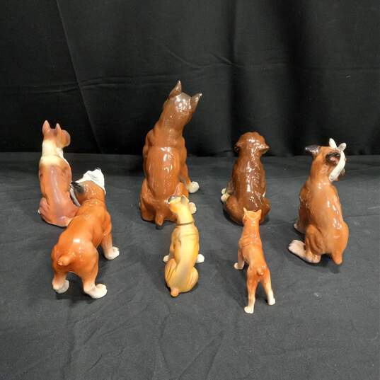 Bundle of 7 Assorted Ceramic Dog Figurines image number 4