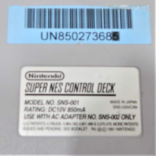 Super Nintendo SNES Console Only image number 7