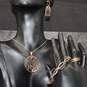Bundle of Multi-Tone Sterling Silver & Other Metal Accents Jewelry Set image number 1