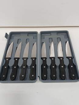 Slitzer Eight-Piece Steak Knife Set with Case