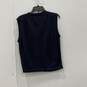 J.Crew Womens Navy Blue Sleeveless Button Front Sweater Vest Size Medium image number 2