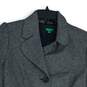 United Colors Of Benetton Womens Gray Long Sleeve Three-Button Blazer Size 44 image number 3