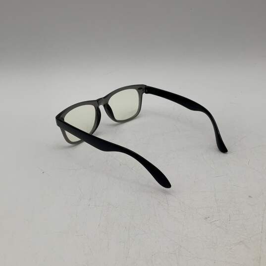 Lot Of 2 DYLB Mens Blue Black Full-Rim Rectangular Reading Glasses With Case image number 4