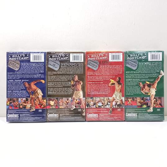 Bundle of Four Good Times Entertainment Billy's Bootcamp VHS Tapes image number 2