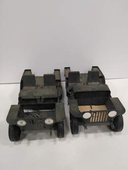 2pc Set of Vintage G.I. Joe Sandstorm Survival Adventure Jeeps