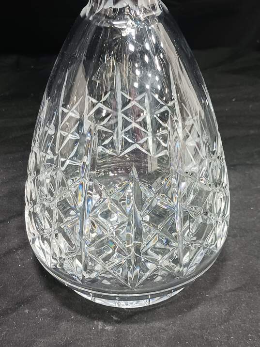 Cut Glass Decanter Home Decor 10" image number 3