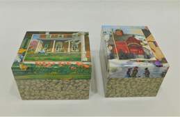 Lang and Wise Town Hall Collectibles Miniature Building Bundle IOB