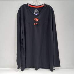 Nike Dry Fit Men's Oregon State Ducks Black Long Sleeve Shirt 3XL NWT