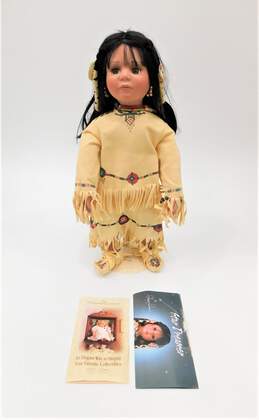 The Hamilton Collection Star Dreamer Cherokee Indian Girl Porcelain Doll IOB